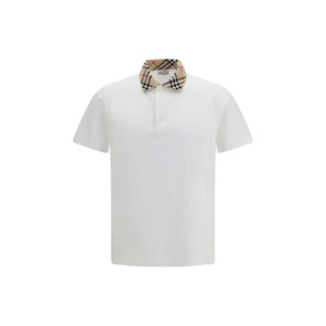 White Cotton Polo Shirt