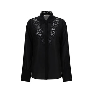 Black Silk Blouse