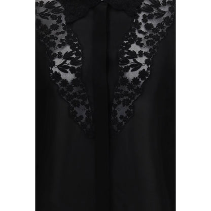 Black Silk Blouse