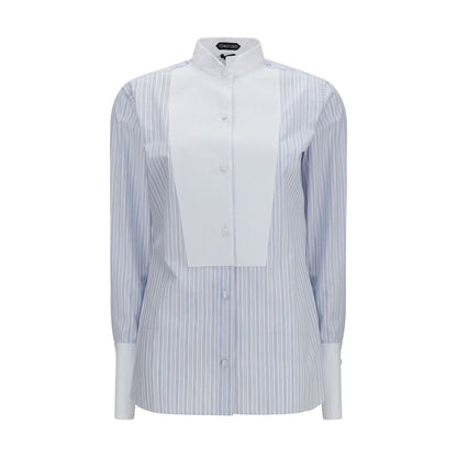 Blue Cotton Pattern Shirt