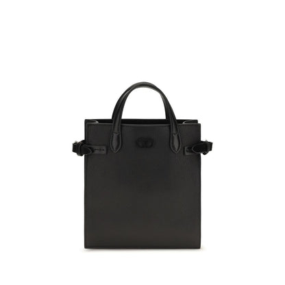 Black Calf Leather Bos Taurus Handbag