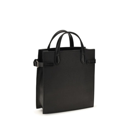 Black Calf Leather Bos Taurus Handbag