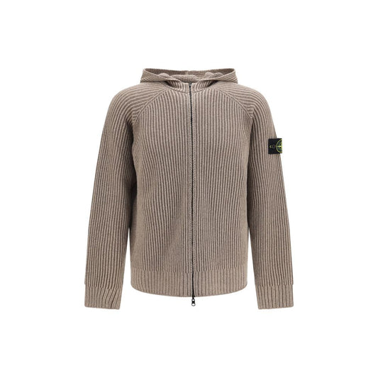 Beige Cashmere Hoodie
