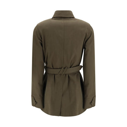 Bicolor Cotton Shell Jacket