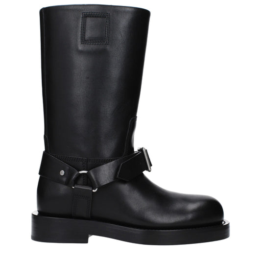 Black Leather Boots