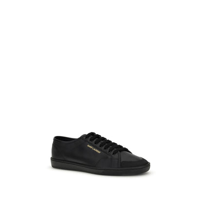 Black Calf Leather Bos Taurus Sneakers