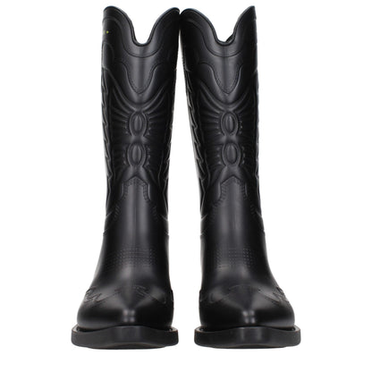 Black Cotton Boots