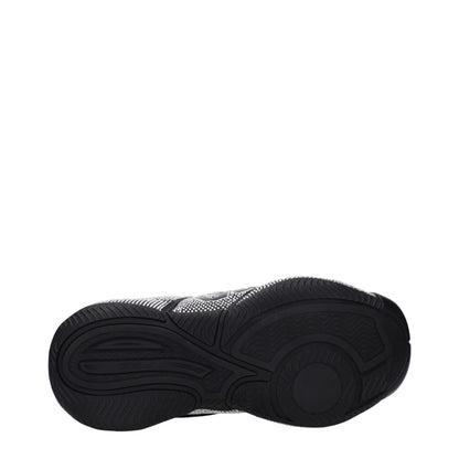 Black Cotton Sneakers