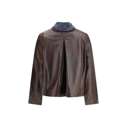 Brown Leather Leather Jacket